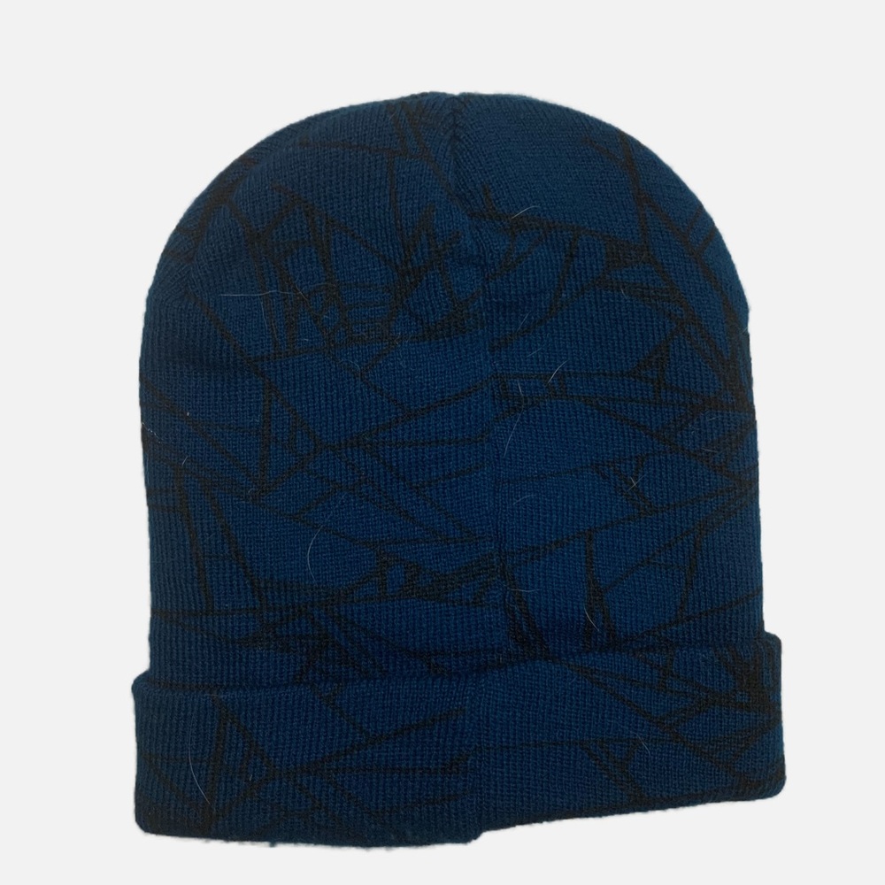 Spider-Man knit hat from Marvel.  Blue, rim’s 8.5 inches diameter.  Pre-owned. - Picture 2 of 3